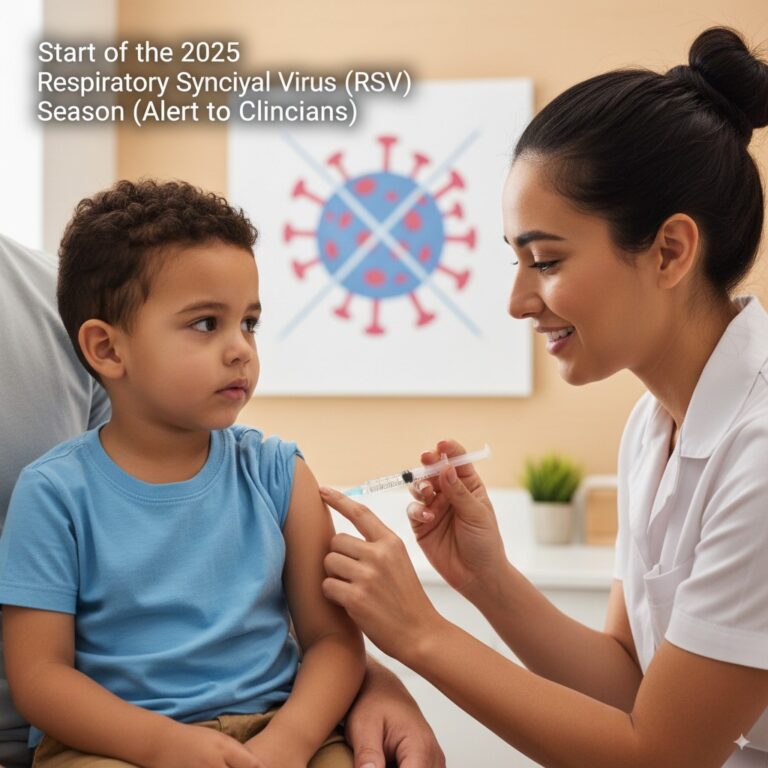 Start of the 2025 Respiratory Syncytial Virus (RSV) Season: Clinician Alert & Updated Guidance.